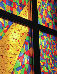 Faith Church Cross Window
